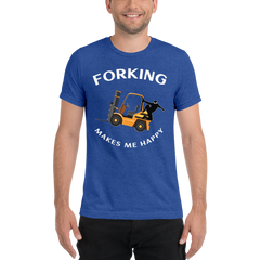 Forklift Ninja Forking Makes Me Happy GW Short sleeve t-shirt