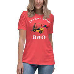 Forklift Superhero Lift Like a Pro Bro GW Women's Relaxed T-Shirt