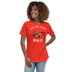 Forklift Superhero Lift Like a Pro Bro GW Women's Relaxed T-Shirt