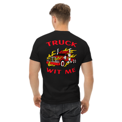 Trucker in Flames Truck Wit Me NFRR Classic tee