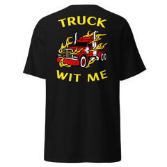 Trucker in Flames Truck Wit Me NFRY Classic tee