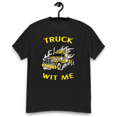 Trucker in Flames Truck Wit Me NFGY Classic tee