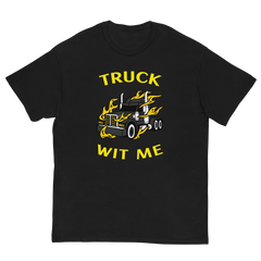 Trucker in Flames Truck Wit Me NFBlkY Classic tee