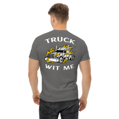 Trucker in Flames Truck Wit Me NFWW Classic tee