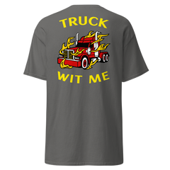 Trucker in Flames Truck Wit Me NFRY Classic tee