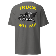 Angel Trucker Truck Wit Me BlkY Classic tee