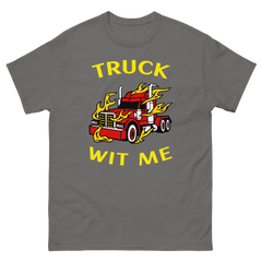 Trucker in Flames Truck Wit Me NFRY Classic tee