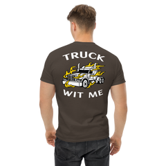 Trucker in Flames Truck Wit Me NFWW Classic tee