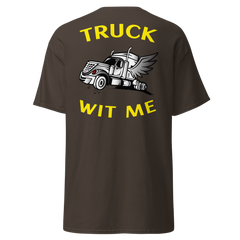 Angel Trucker Truck Wit Me NFWY Classic tee