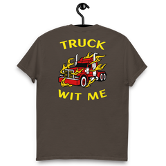 Trucker in Flames Truck Wit Me NFRY Classic tee