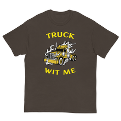 Trucker in Flames Truck Wit Me NFGY Classic tee