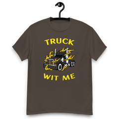 Trucker in Flames Truck Wit Me NFBlkY Classic tee