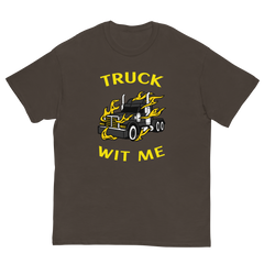 Trucker in Flames Truck Wit Me NFBlkY Classic tee