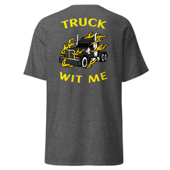 Trucker in Flames Truck Wit Me NFBlkY Classic tee