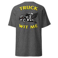 Angel Trucker Truck Wit Me BlkY Classic tee