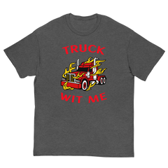 Trucker in Flames Truck Wit Me NFRR Classic tee