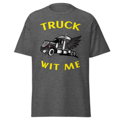 Angel Trucker Truck Wit Me BlkY Classic tee