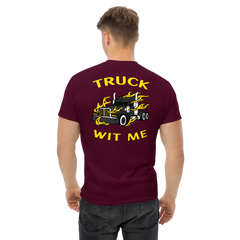 Trucker in Flames Truck Wit Me NFBlkY Classic tee