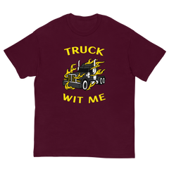 Trucker in Flames Truck Wit Me NFBlkY Classic tee