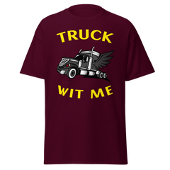 Angel Trucker Truck Wit Me BlkY Classic tee