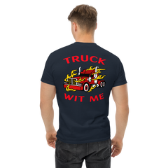 Trucker in Flames Truck Wit Me NFRR Classic tee