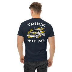 Trucker in Flames Truck Wit Me NFWW Classic tee