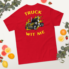 Trucker in Flames Truck Wit Me NFBlkY Classic tee