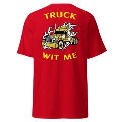 Trucker in Flames Truck Wit Me NFGY Classic tee