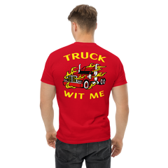 Trucker in Flames Truck Wit Me NFRY Classic tee