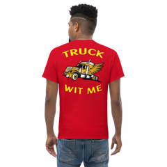 Angel Trucker Truck Wit Me GY Classic tee