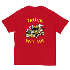 Trucker in Flames Truck Wit Me NFGY Classic tee