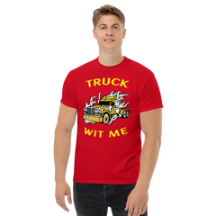 Trucker in Flames Truck Wit Me NFGY Classic tee