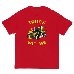 Trucker in Flames Truck Wit Me NFBlkY Classic tee