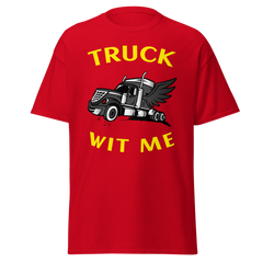 Angel Trucker Truck Wit Me BlkY Classic tee