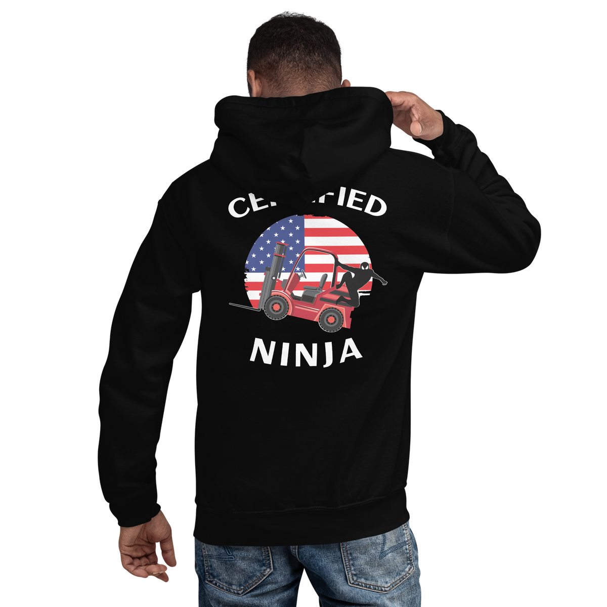 Certified Forklift Ninja FRWUnisex Hoodie