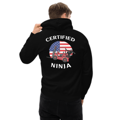 Certified Forklift Ninja FRWUnisex Hoodie