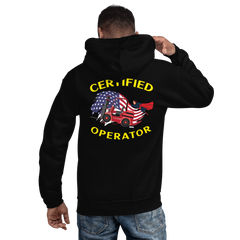 Forklift Super Certified Forklift Operator 1FRY Unisex Hoodie