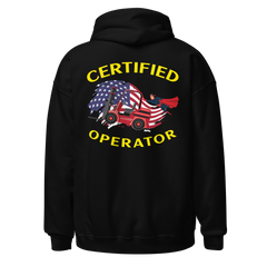 Forklift Super Certified Forklift Operator 1FRY Unisex Hoodie