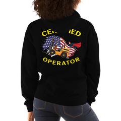 Forklift Superhero Certified Forklift Operator 1FGY Unisex Hoodie