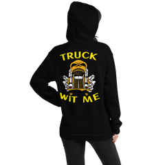 Truckers Skull Truck Wit Me NFGY Unisex Hoodie