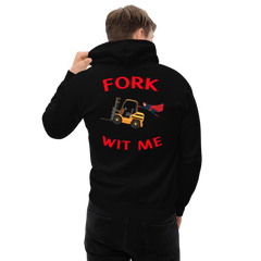 Forklift Superhero Fork Wit Me NFGR Unisex Hoodie