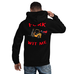 Forklift Superhero Fork Wit Me NFGR Unisex Hoodie