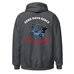 Forklift Ninja Zero Days Since Last Accident WBR Unisex Hoodie