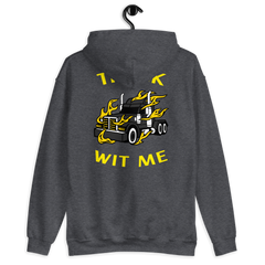 Trucker in Flames Truck Wit Me NFBlkY Unisex Hoodie