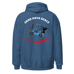 Forklift Ninja Zero Days Since Last Accident WBR Unisex Hoodie