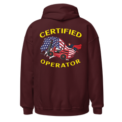 Forklift Super Certified Forklift Operator 1FRY Unisex Hoodie