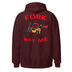 Forklift Superhero Fork Wit Me NFGR Unisex Hoodie