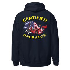 Forklift Super Certified Forklift Operator 1FRY Unisex Hoodie