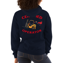 Forklift Superhero, Certified Forklift Operator NFGR Unisex Hoodie