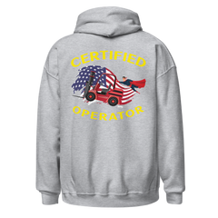 Forklift Super Certified Forklift Operator 1FRY Unisex Hoodie